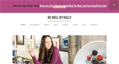 Desktop Screenshot of bewellbykelly.com
